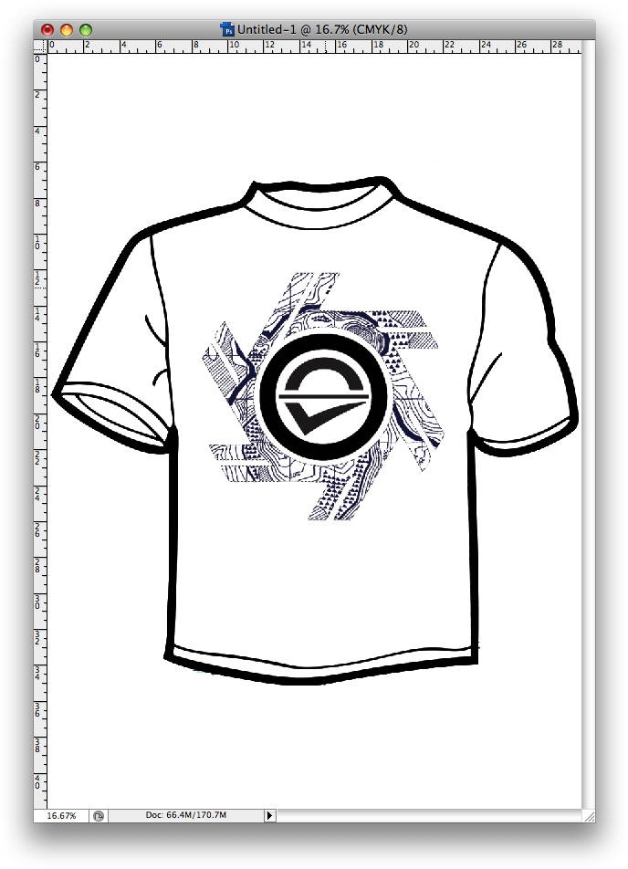 The Design Below Is A One Colour Print On A Light Blue - T Shirt Sport Line Art (695x959), Png Download