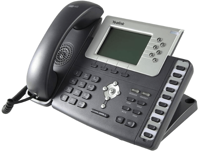 Office Phone Systems - Voip Phone (1170x500), Png Download