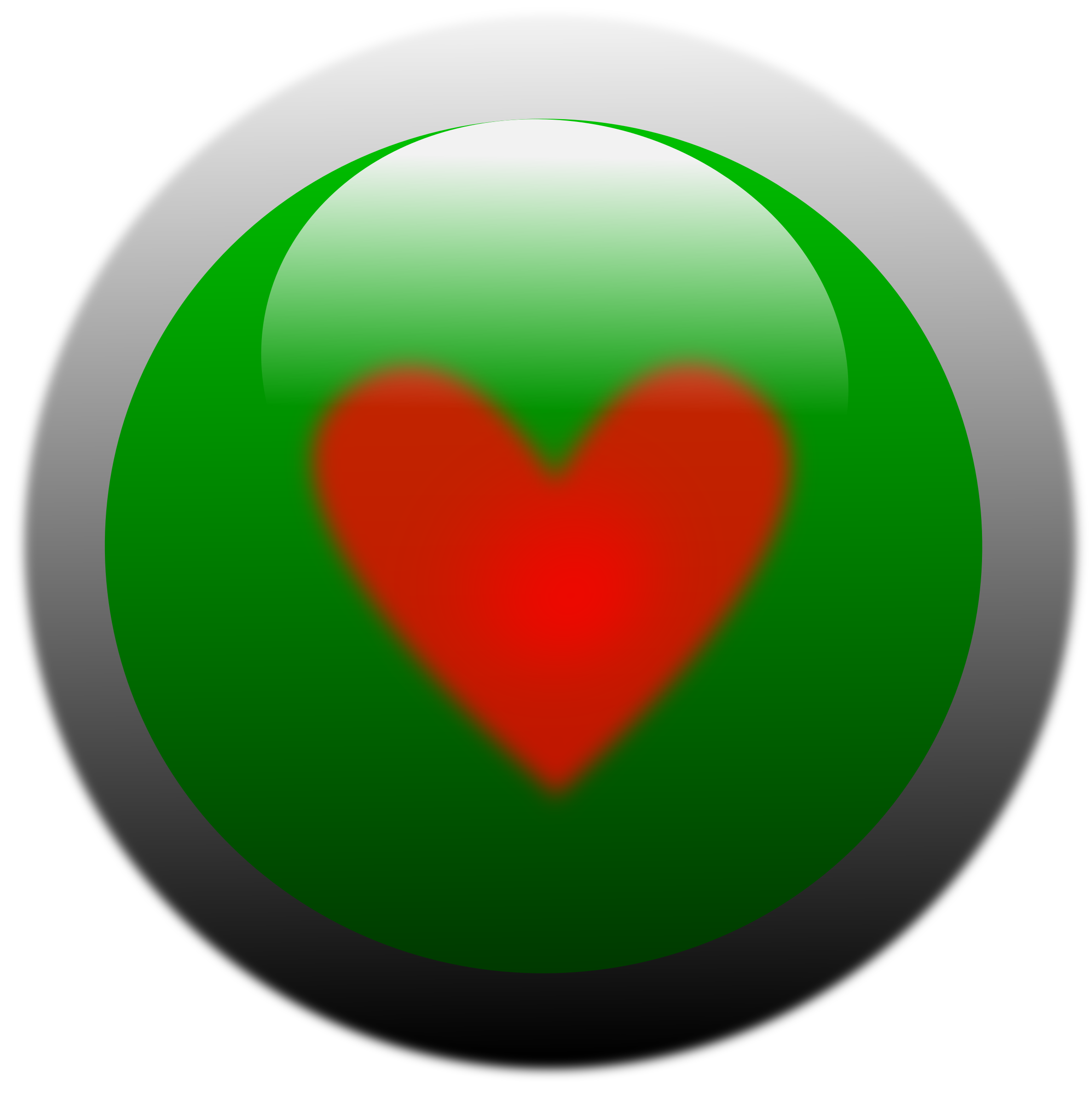 Love Button Clipart Black And White Stock - Circle (2373x2400), Png Download