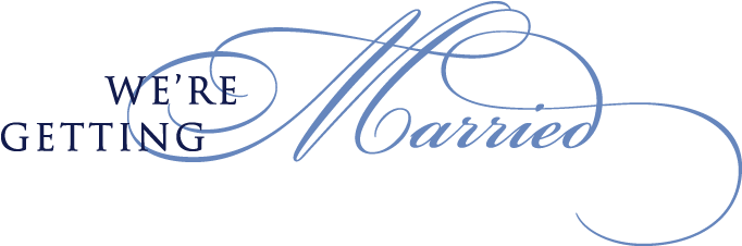 June 23, 2018 • Married - Blue Wedding Background Png (767x251), Png Download