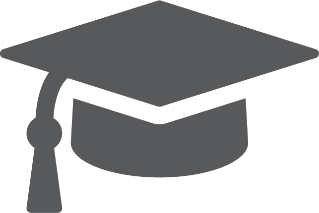 Graduation Cap Icon Grey - Fa Fa Graduation Cap (643x430), Png Download