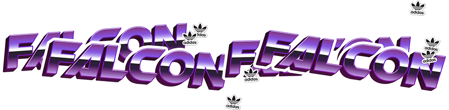Falcon Falcon - Adidas Falcon Logo (888x218), Png Download