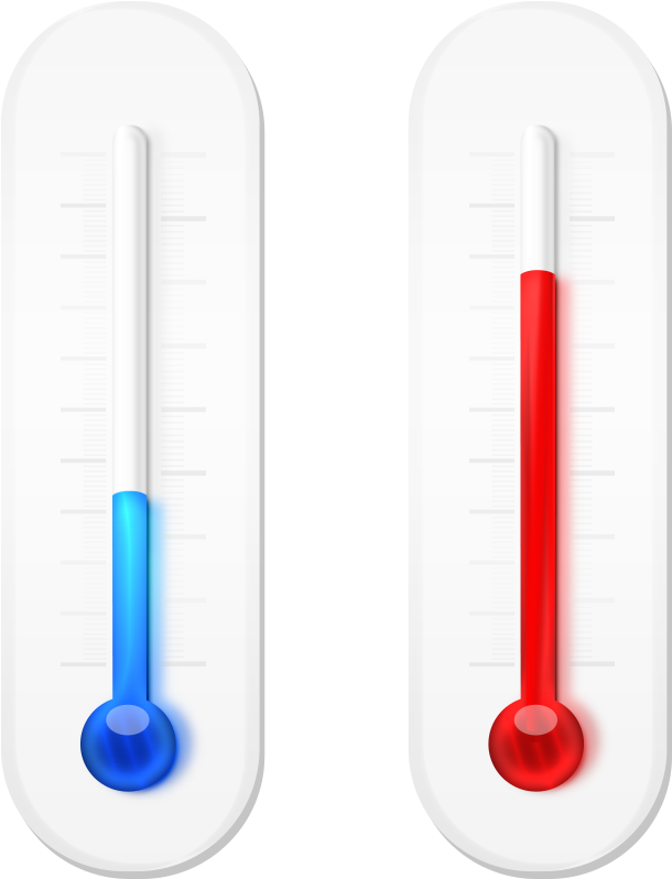 Attic Temperature - Thermometer (702x861), Png Download