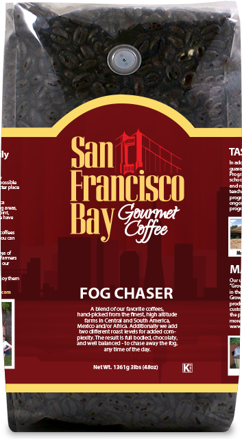 Fog Chaser, 3 Lb - San Francisco Bay Coffee Fog Chaser, 3 Lb. Bag (650x650), Png Download