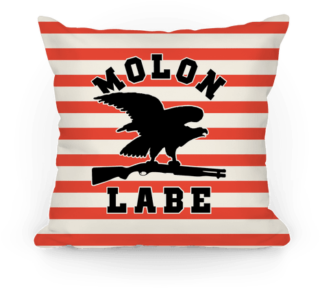 Molon Labe Eagle Pillow - Molon Labe Eagle Tote Bag: Funny Tote Bag From Lookhuman. (484x484), Png Download