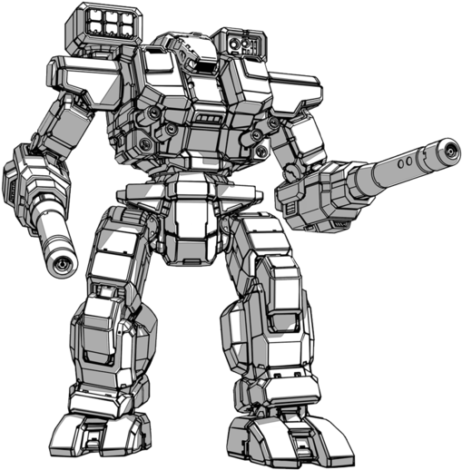 [ Img] - Sci Fi Robot Warhammer (578x599), Png Download