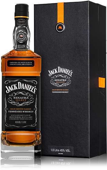 1 Litre Jack Daniel's Sinatra Select - Jack Daniel's Whiskey & Cola (500x617), Png Download