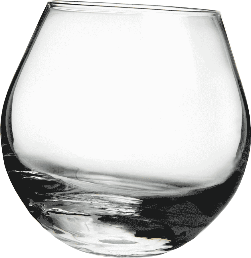 Rocking Whisky Tumbler 30cl - Whiskey Glass Round (1000x1000), Png Download