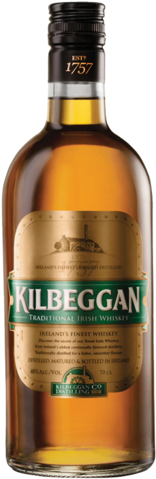 Kilbeggan Irish Whiskey 70cl - Kilbeggan Whiskey (800x800), Png Download