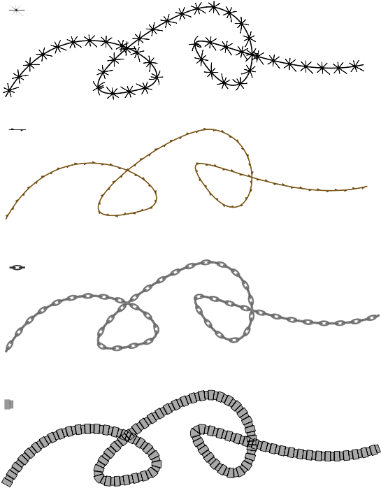 Free Transfix Free Barbed Wire Free Patterns On Path - Clip Art (566x800), Png Download