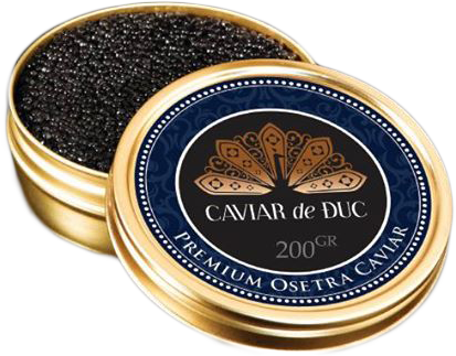Caviar De Duc - Sturgeon Caviar De Duc (413x323), Png Download