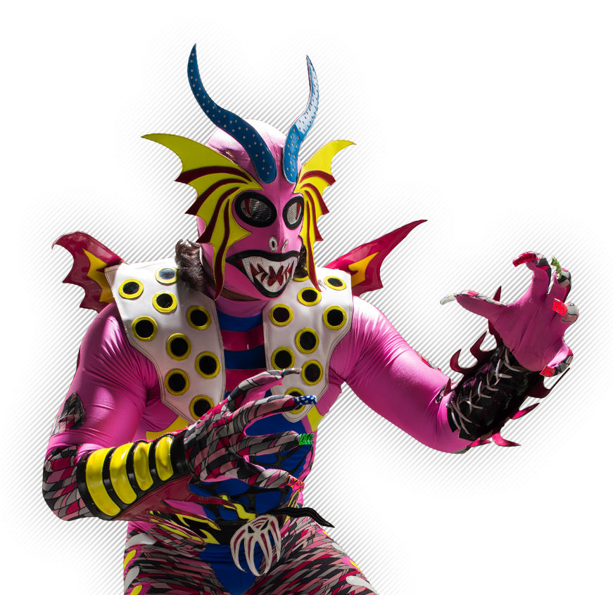 Alebrije - Alebrije - Técnico - Luchador - Alebrije Costume (870x870), Png Download