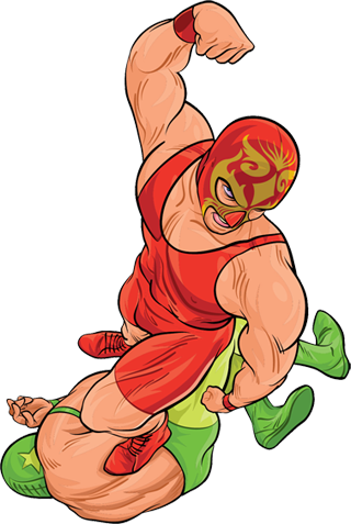 Lucha Libre - Rudo Lucha Libre (320x477), Png Download