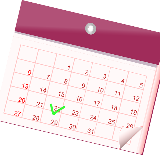 Dates-560x542 - Schedule Clipart (560x542), Png Download