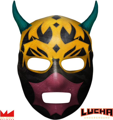 This Is How My Mask Turned Out, When I Used The Randomize - Lucha Underground (540x540), Png Download