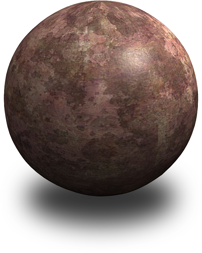 The Rusty Ball - Ball Png (687x862), Png Download