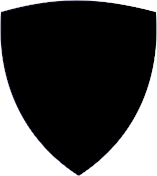 Blank Family Crest Coat Of Arms Template Clipart - Black Badge Clipart (534x597), Png Download