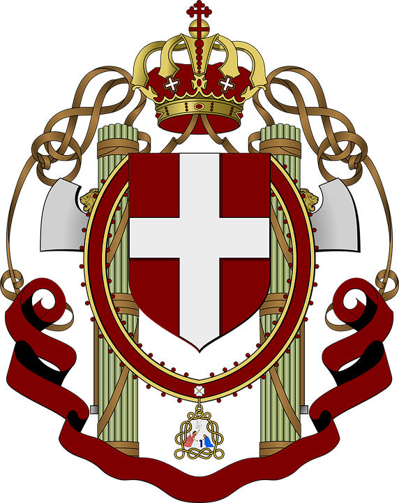 Crest, Crown, Church, Gentry, Power, Coloms, Banner - Soccer Crest Template Clipart (572x720), Png Download