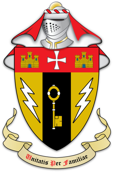 Lightening Clipart Coat Arm - Crest (612x792), Png Download