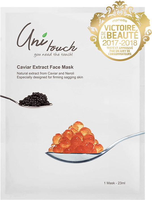 Unitouch Caviar Extract Face Mask - One By Hbc Soin Multi Action Global Jour - 30 Ml (600x800), Png Download