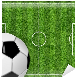 Soccer Field And Soccer Ball - Football Pitch (400x400), Png Download