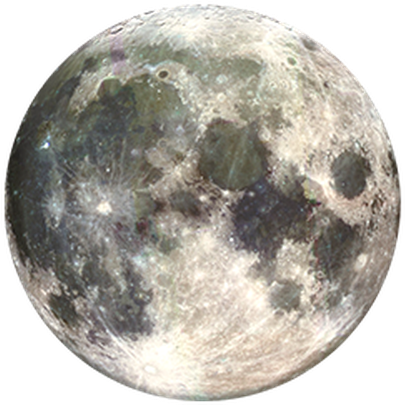 $9 - - Moon Popsocket (1024x1024), Png Download