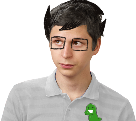 Link - Michael Cera (500x411), Png Download