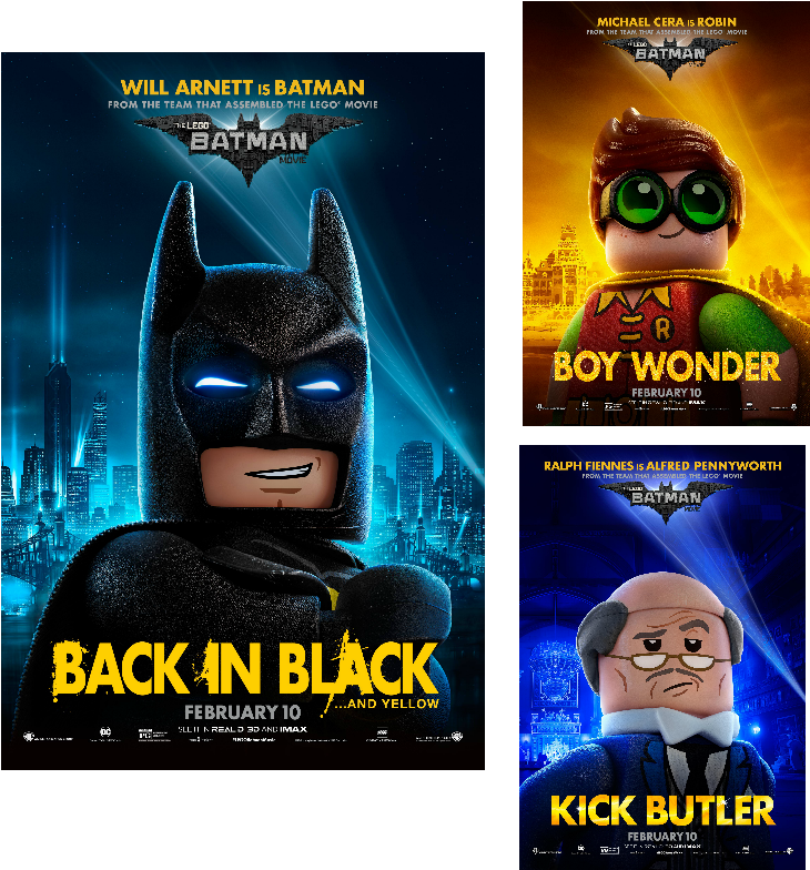 Batman Movie - Lego Batman Back In Black (800x800), Png Download