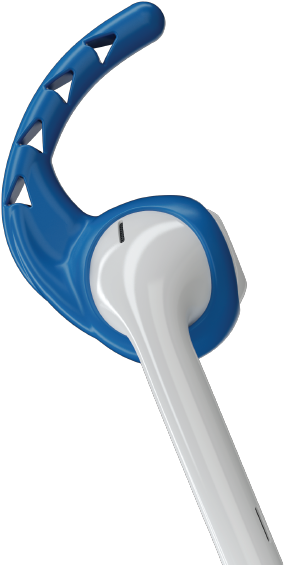 Introducing Earhoox - Earhoox 2.0 For Apple Earpods Airpods White (391x608), Png Download