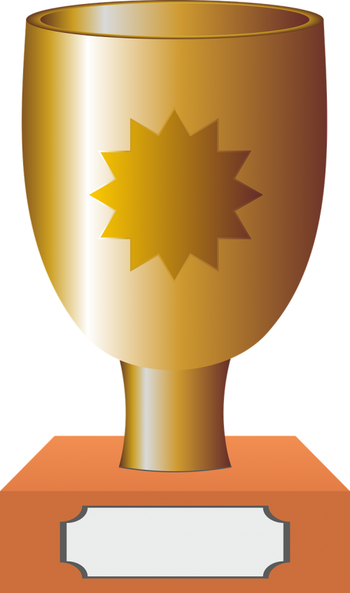 Trophy (500x847), Png Download