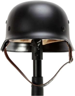 German Helmet Black Ww2 Full Size Png Download Seekpng