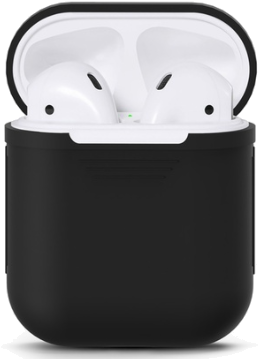 Waloo Silicon Water-resistant Case For Apple Airpods - Apple Airpod Case Protective Silicone Cover And Skin (336x375), Png Download