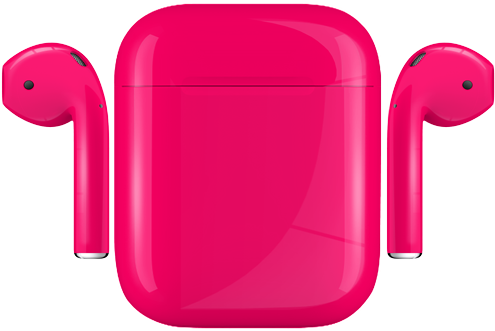 Apple Airpods Painted Special Edition, Black, Matte - Airpods Price In Dubai (600x550), Png Download