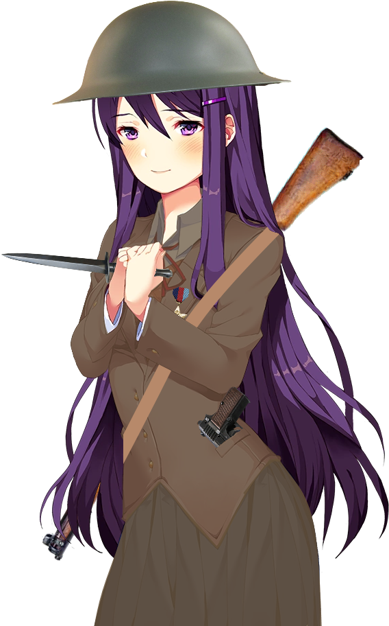 Funbritish Ww2 Yuri - Ddlc Yuri Cry (960x960), Png Download