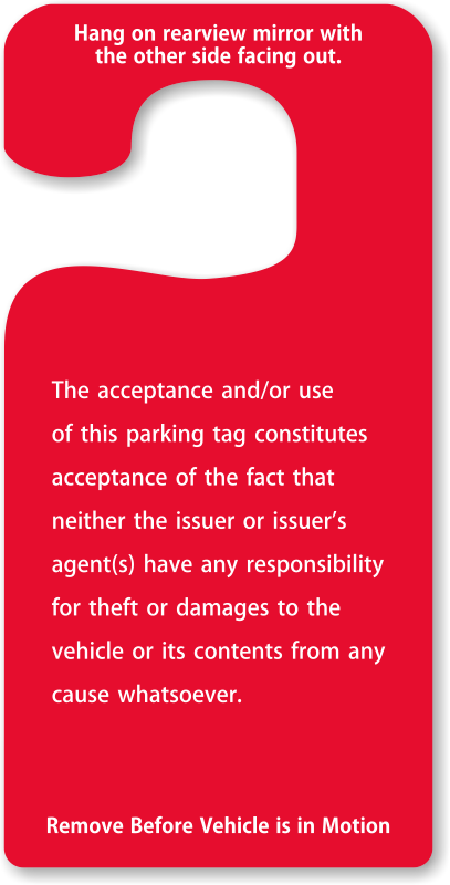 Rear View Mirror Hanger Template Wally Designs Rear - Rearview Mirror Tag (407x800), Png Download