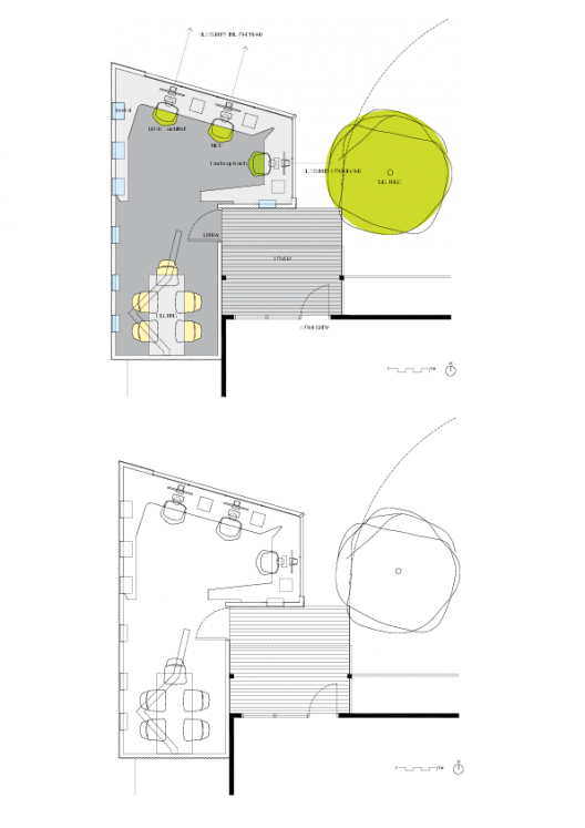 All Joinery Is Custom Designed, Laser-cut Layered Plywood - Architecture (528x747), Png Download