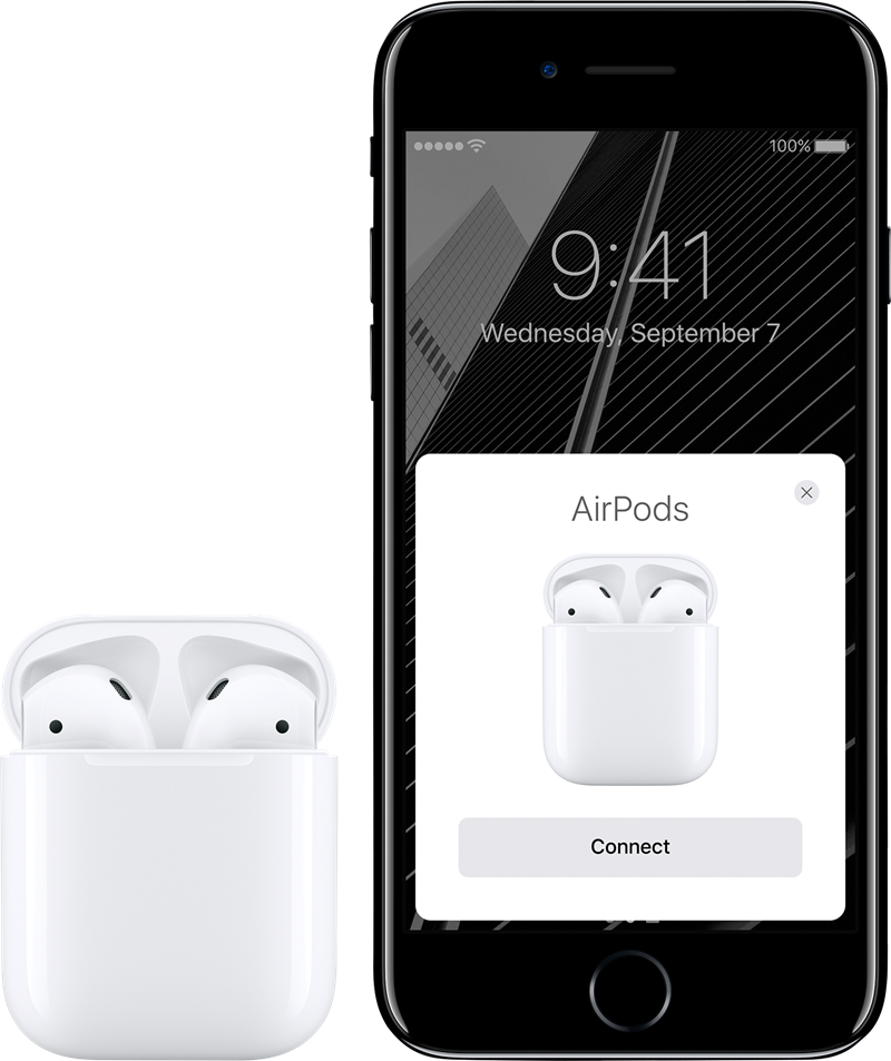 Apple Airpods - Iphone 7 Plus Airpods (800x953), Png Download