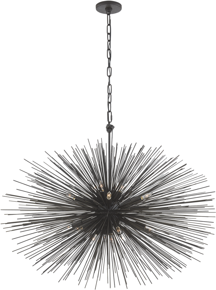 Oval Chandelier Luxury Strada Oval Chandelier Above - Strada Chandelier Visual Comfort (1024x1024), Png Download