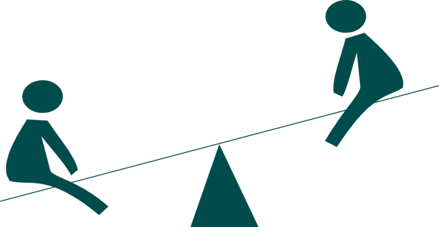 Seesaw Children - Free Clipart Seesaw (875x453), Png Download