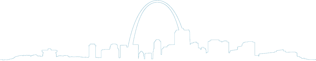 Sign Up For News, Announcements And More - St Louis Skyline Png (1300x265), Png Download