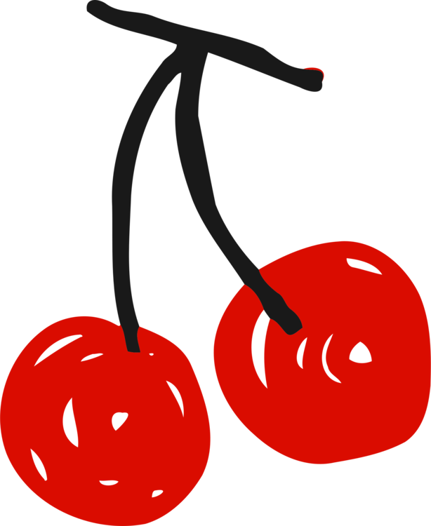 Cherry Pie Muffin Rainier Cherry Fruit - Cherries Clip Art (614x750), Png Download