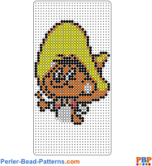 Perler Bead Pattern Speedy Gonzales - Shrek Perler Beads (350x350), Png Download