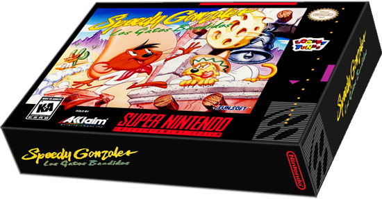 Speedy Gonzales - American Tail Fievel Goes West Snes (550x287), Png Download