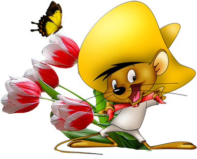 Speedy Gonzalez - Happy New Year 2012 Wishes (400x352), Png Download