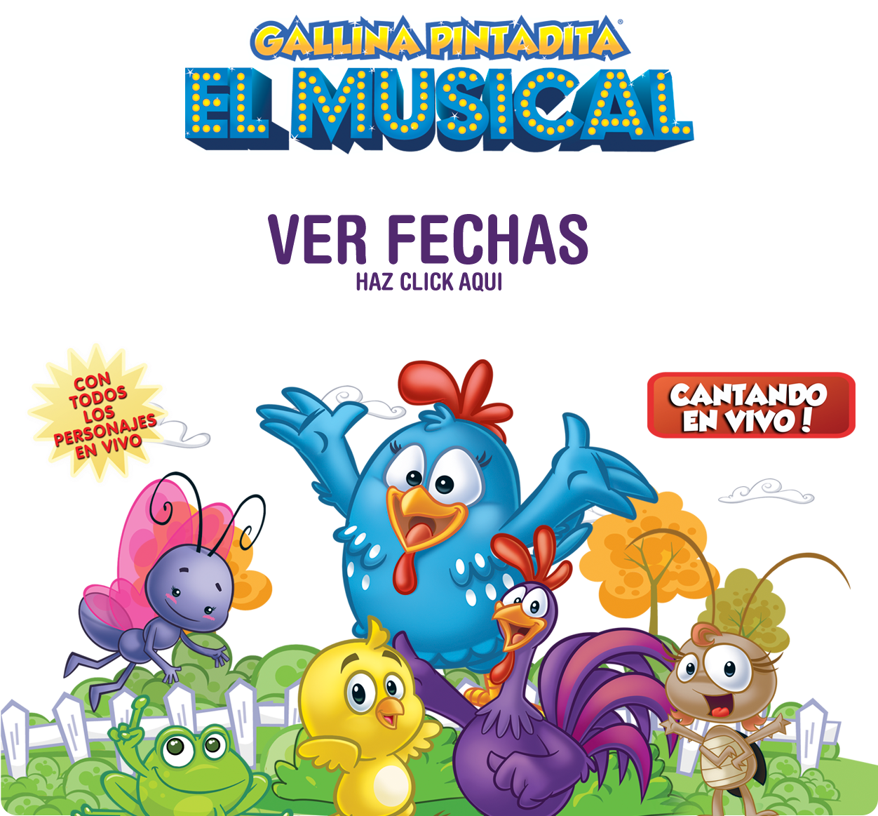 Gallina Pintadita El Musical (1252x1187), Png Download