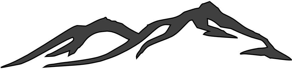 Mountain Outline Free Vector Graphic Mountain Top Grand - Transparent Mountain Icon Png (960x480), Png Download