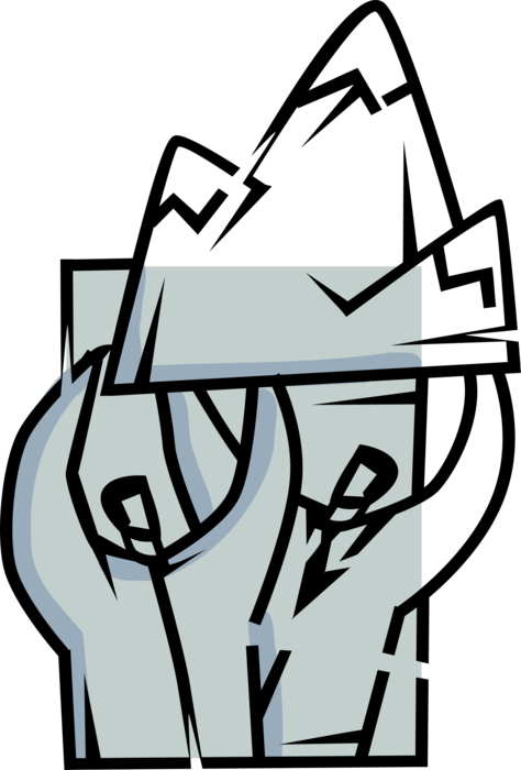 Vector Illustration Of Businessmen Use Teamwork And (474x700), Png Download