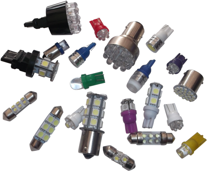 Foco Automotriz De Leds - Electrical Connector (843x700), Png Download