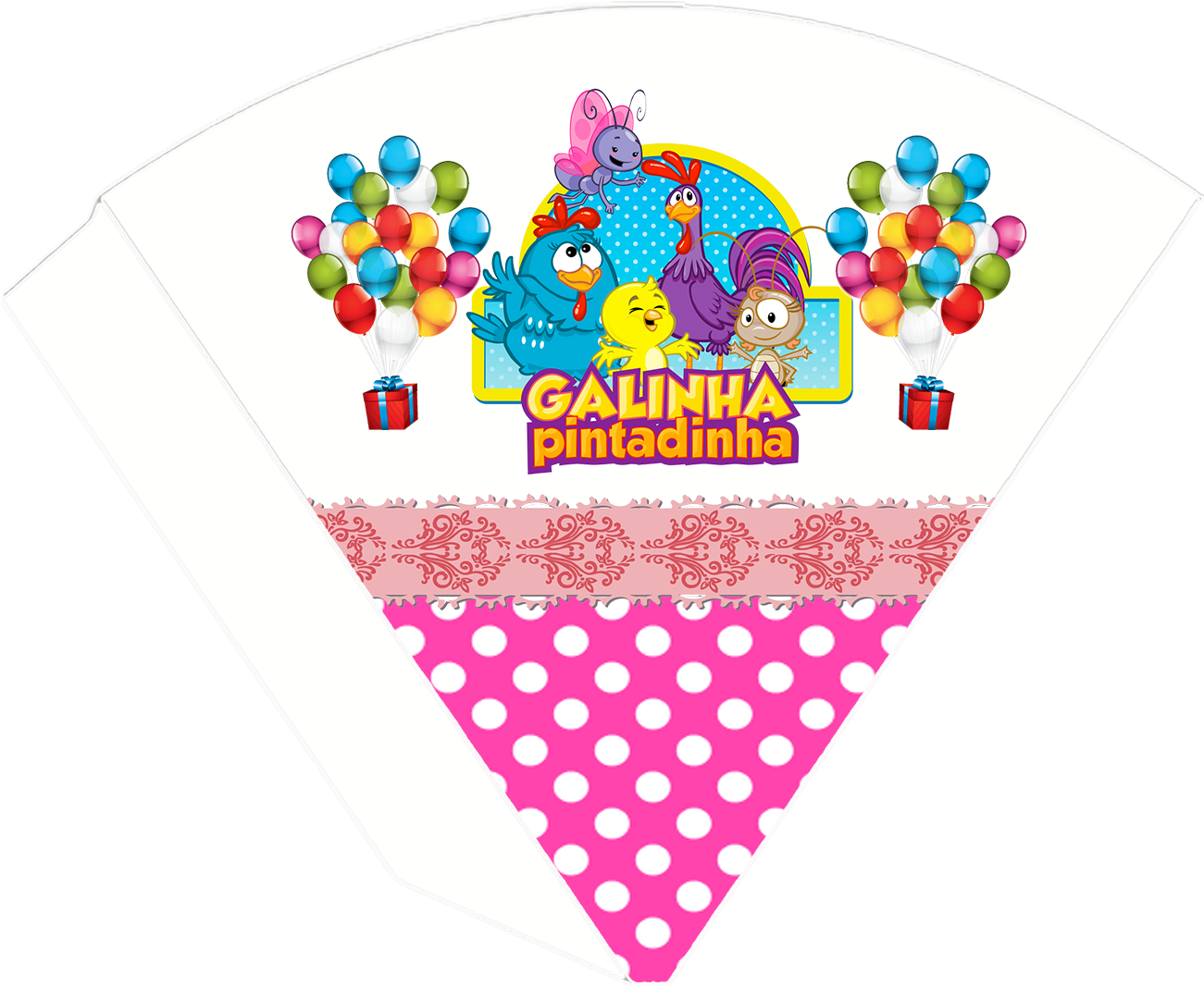 Kit Gallina Pintadita - Galinha Pintadinha (1300x1098), Png Download