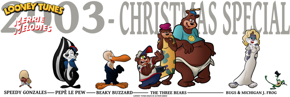 Christmas 2017 Special - Looney Tunes (1024x354), Png Download